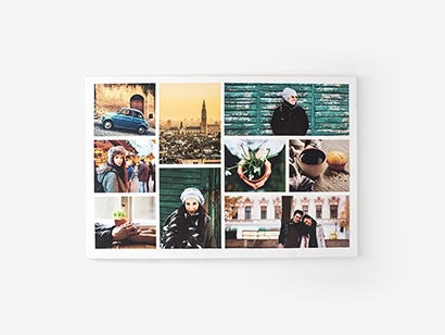 Para que guarde sus mejores recuerdos en este lienzo de Hoffman. (36 euros).