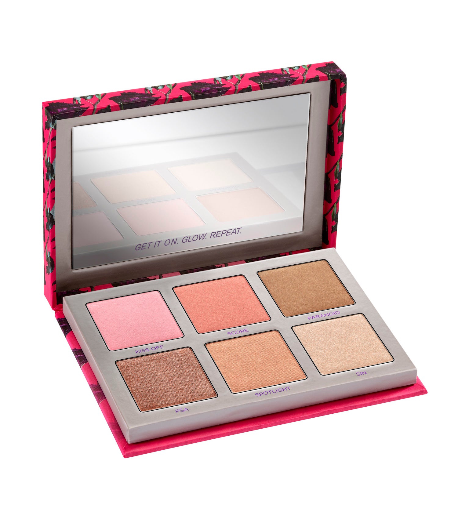 Paleta iluminadora + blush. Contiene 3 tonos de iluminador y tres de colorete con una fórmula de larga duración, ligera y finísima, que se extiende fácilmente para realzar el rostro. (39€)