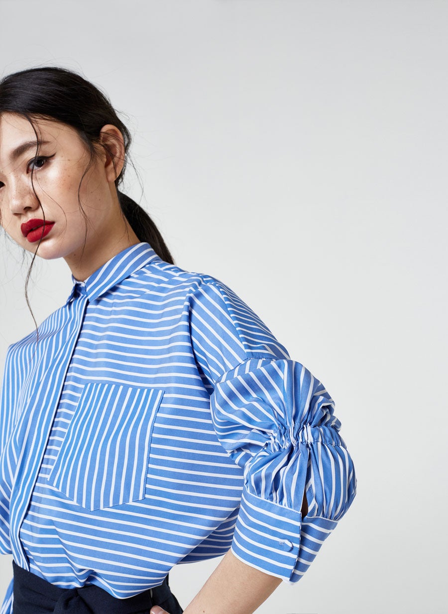 Camisa de rayas de Uterqüe: 69 euros.