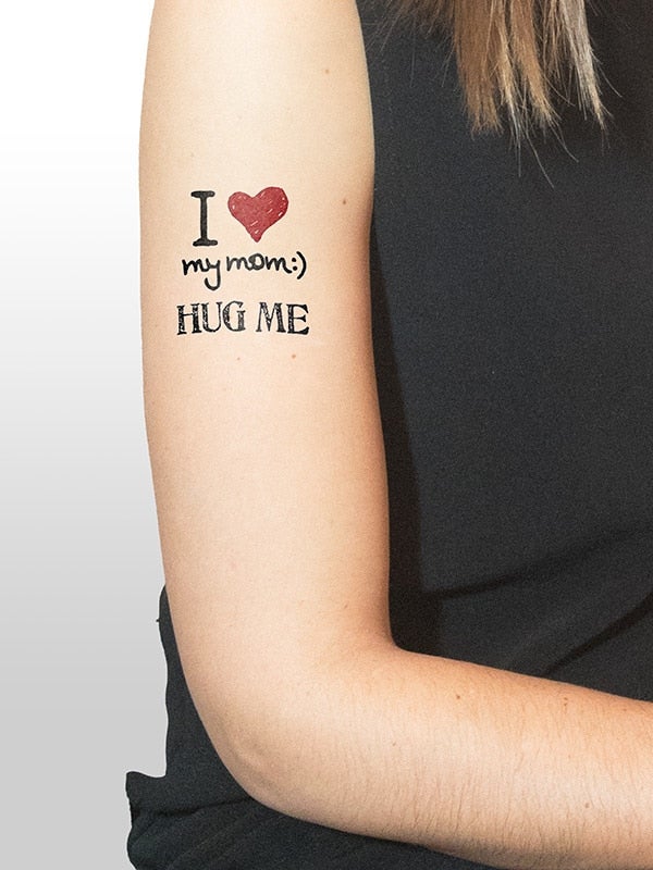 Tatuaje temporal love free de tiendadetatuajes: 3,95 euros.