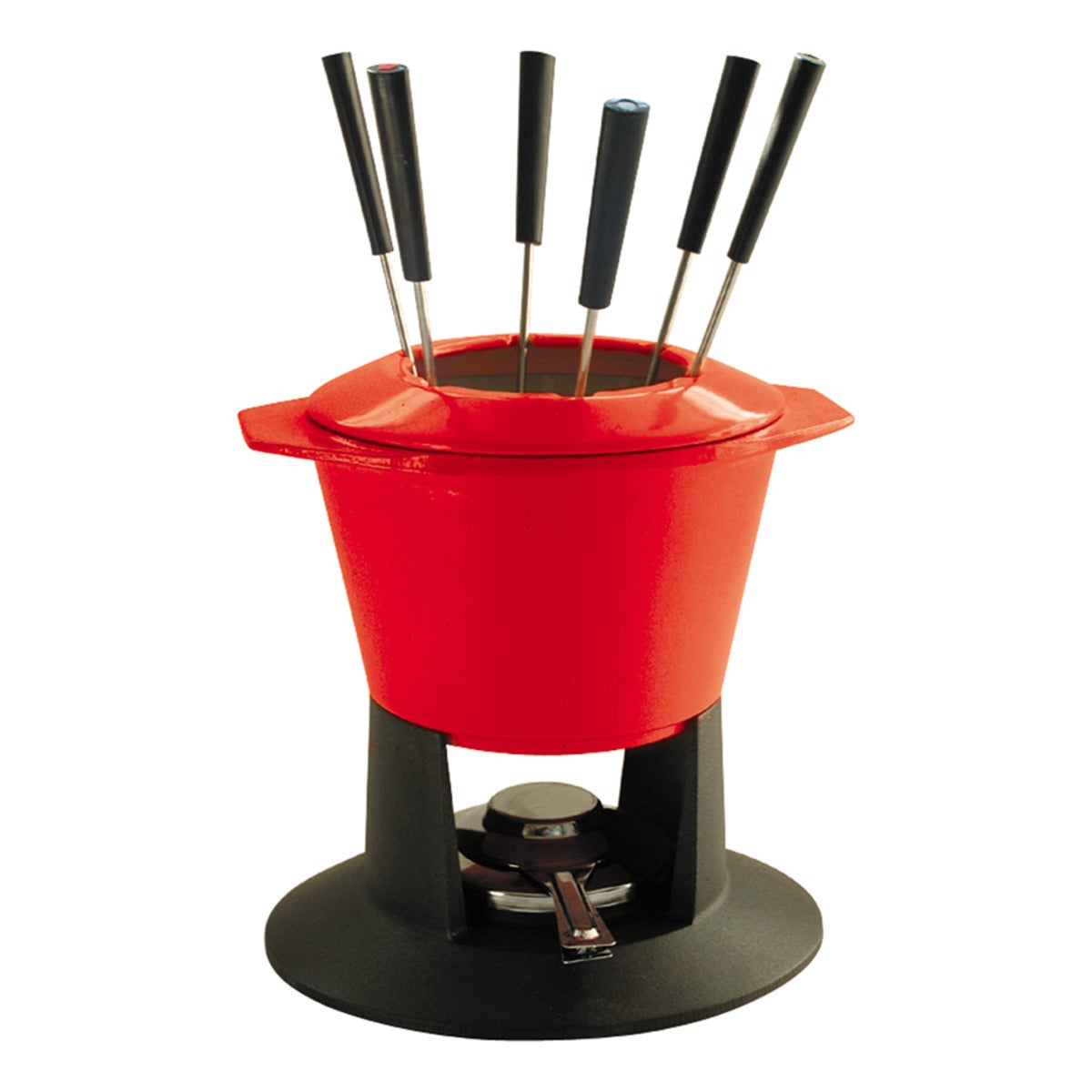 Fondue Oval Le Creuset de El Corte Inglés. Ideal para fundir quesos. (209 euros).