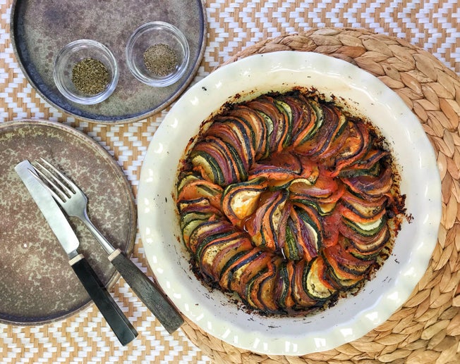 Tian de verduras al horno