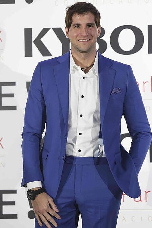 Julián Contreras durante la presentación del nuevo reloj de Kyboe.