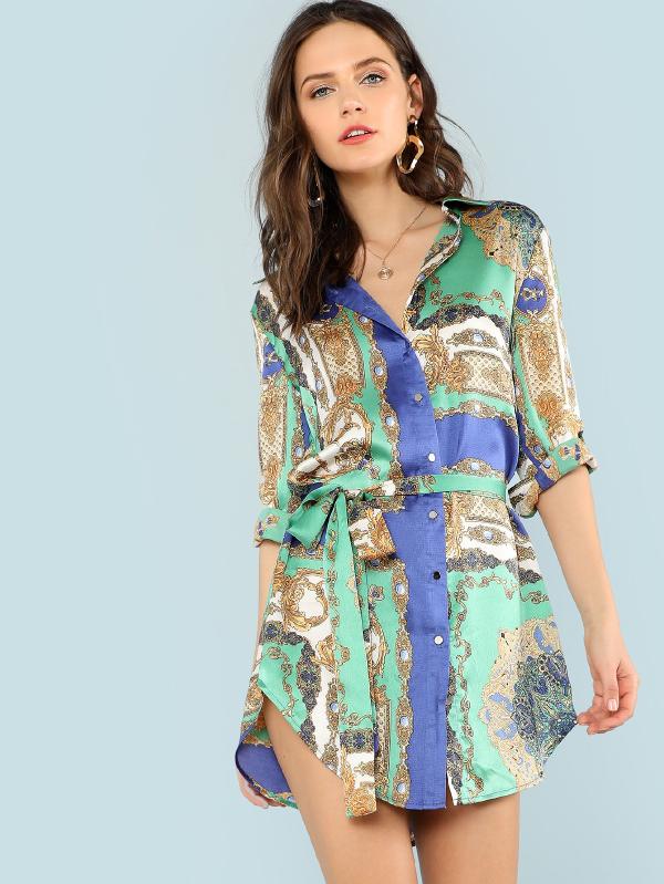 Vestido pijamero de Shein: 17,33 euros.