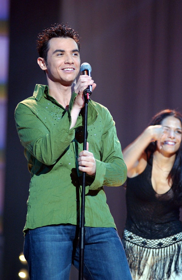 David Civera, representante de España en el Festival de Eurovisión 2001 con la canción ‘Dile que la quiero’ ocupó el puesto 6 de 23.