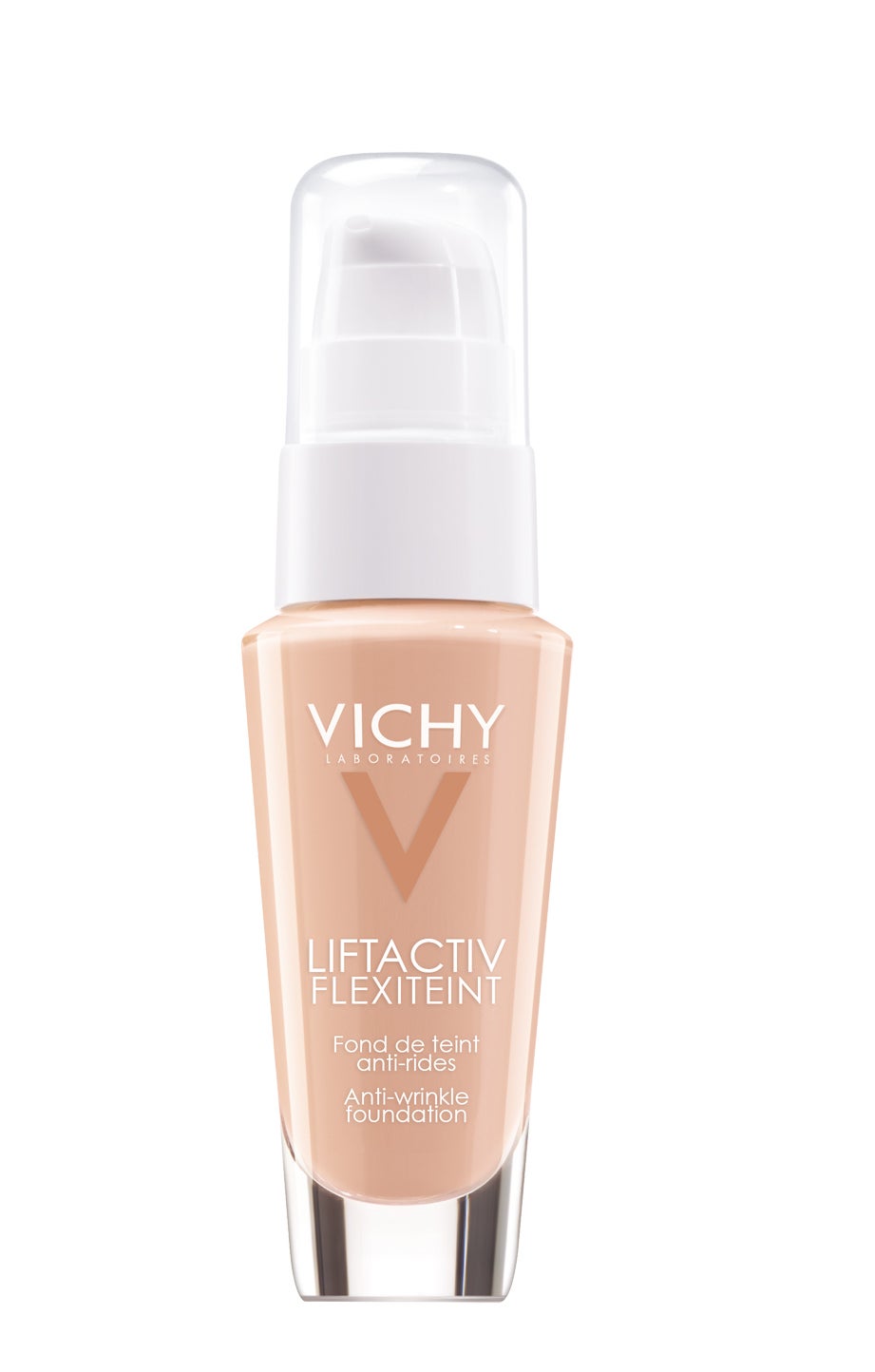 Liftactiv Flexiteint de Vichy. Fondo de maquillaje efecto lifting, que unifica el tono y alisa las arrugas. Enriquecido con un compuesto que actúa sobre las causas del envejecimiento. (26,30€)
