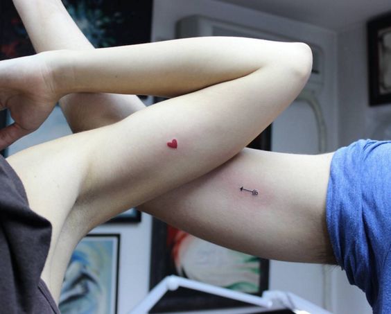 Inspiración de tatuajes para parejas.