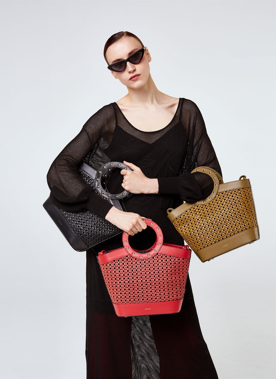 Cesta trenzada de Uterqüe: 150 euros.