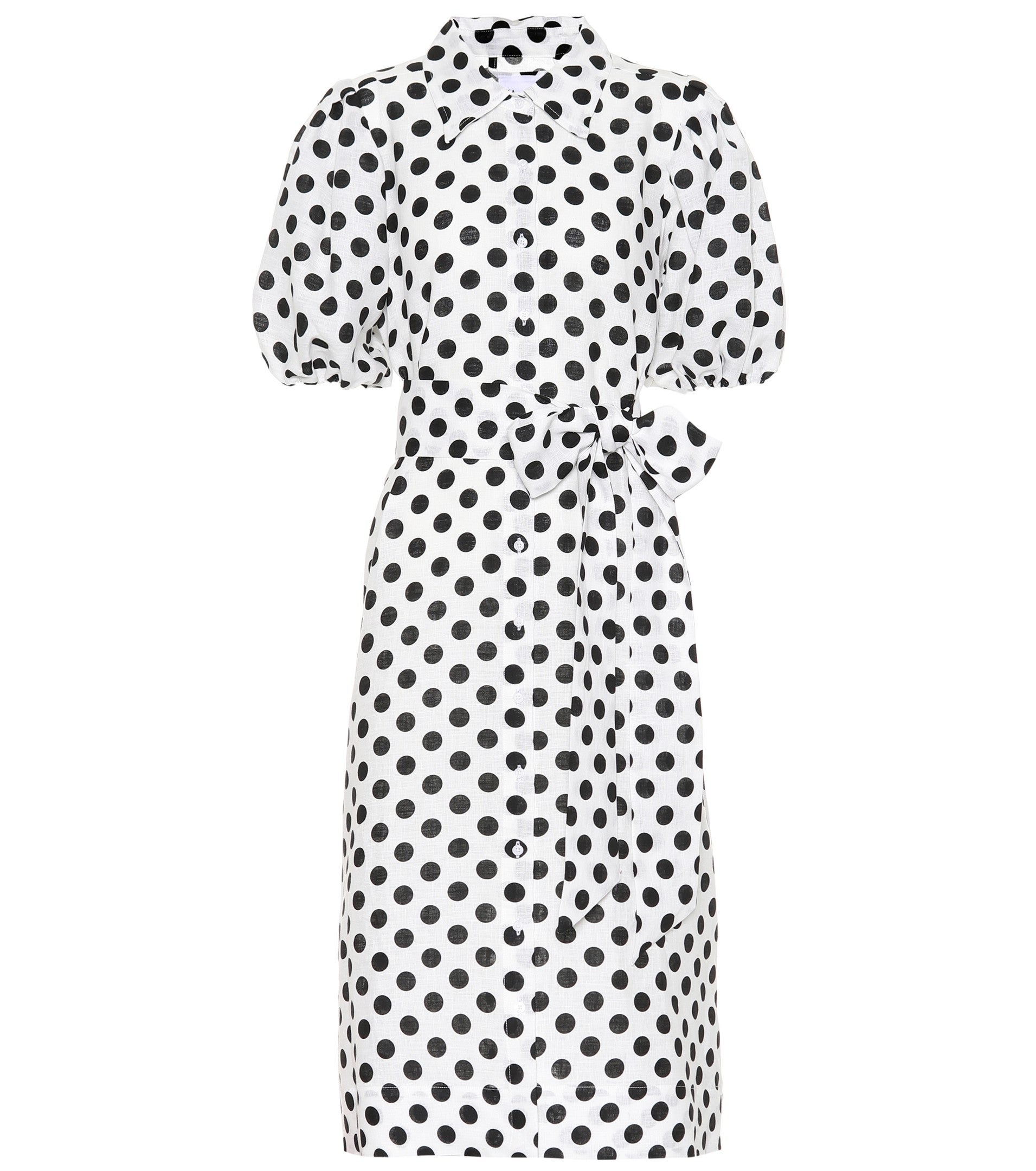 Vestido blanco con lunares de Mytheresa: 675 euros.