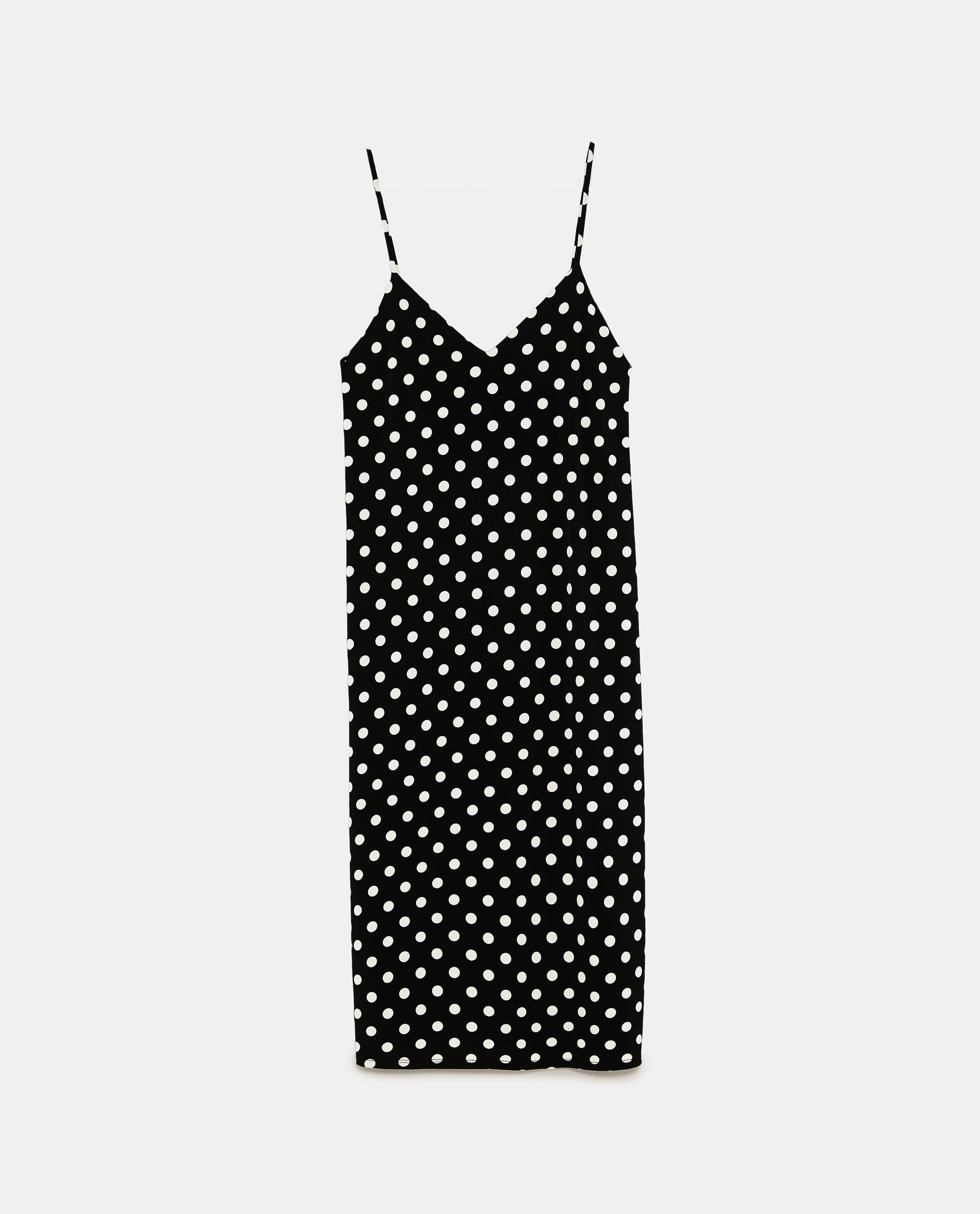 Vestido de tirantes de Zara: 17,95 euros.
