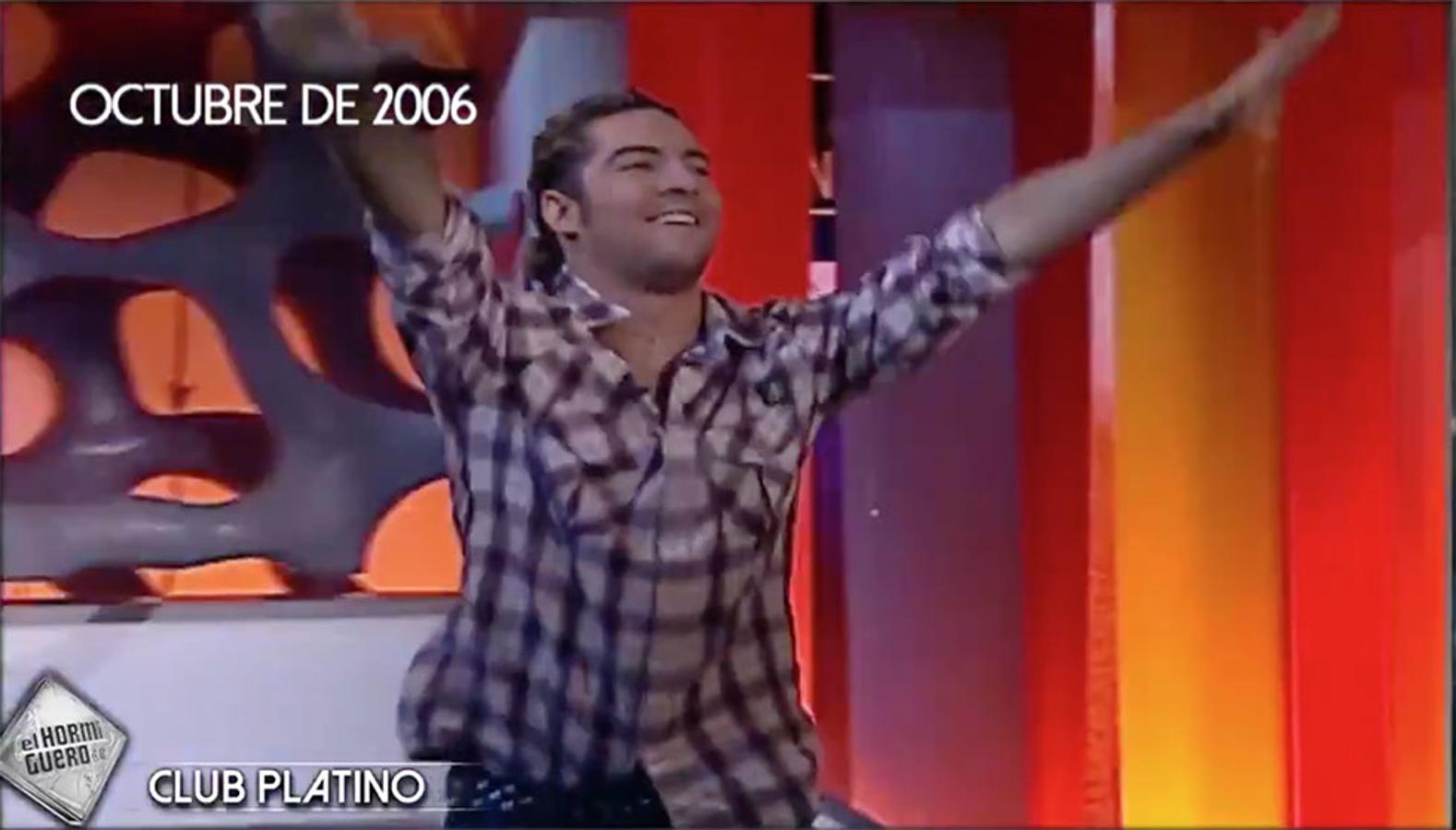 Hacía poco más de cuatro años que David Bisbal había salido de la Academia y en 2006 se convirtió en el primer invitado de 'El Hormiguero'.