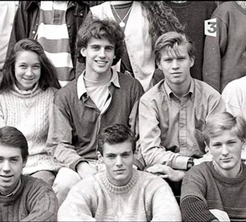 El joven Emmannuel en una foto escolar.