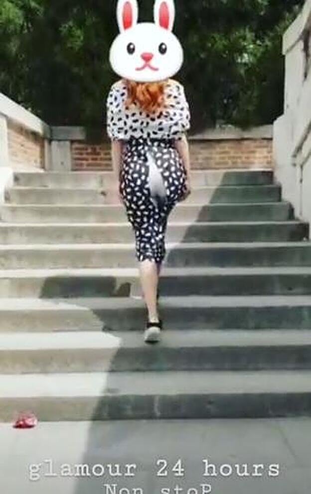 Blanca Suárez muestra al mundo su percance con su falda.