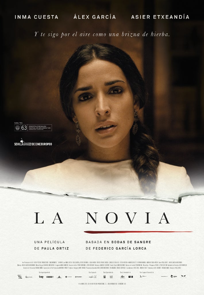 ‘La novia’ de Paula Ortiz. Una película con una escenografía, fotografía, banda sonora, historia y actores impresionantes. Una adaptación de ‘Bodas de sangre’ de Lorca.