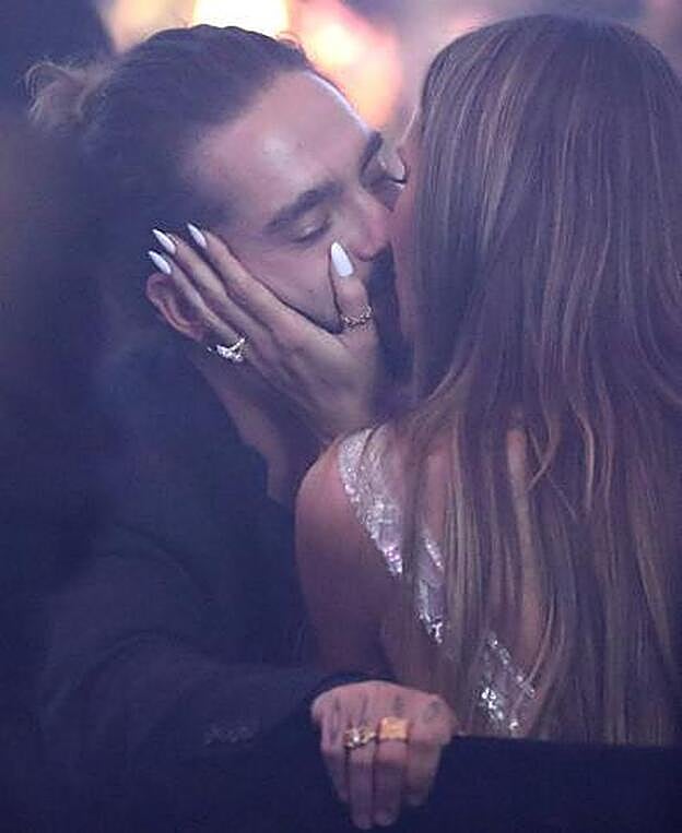 Heidi Klum y Tom Kaulitz en la gala amfAR.