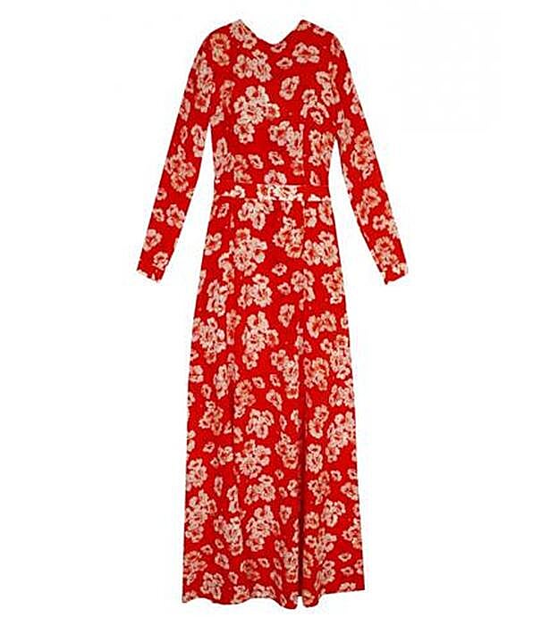 El vestido de Dolores Promesas al detalle.