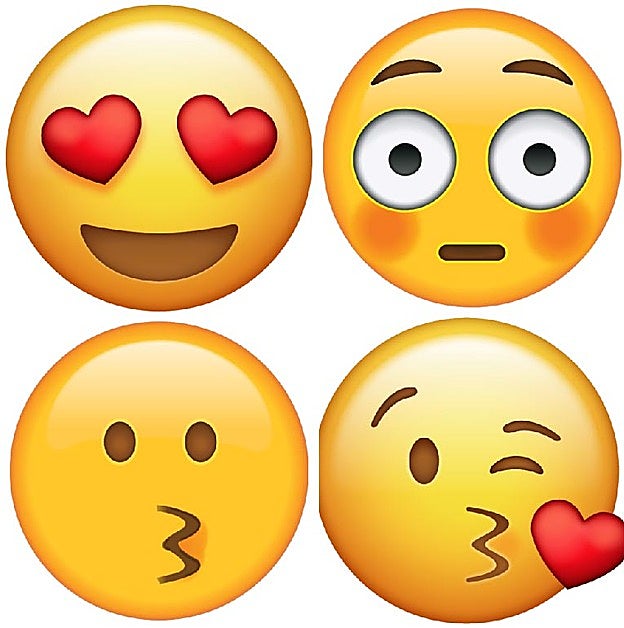Emoticonos más usados por personas amables.