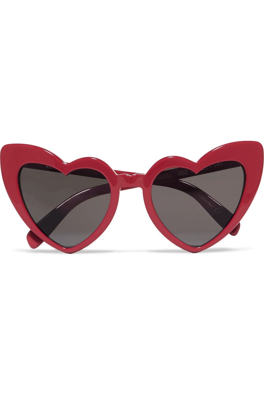 Gafas de sol cat eye en forma de corazón de Saint Laurent. Perfectas para enamorarte.