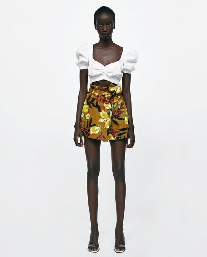 Short con estampado floral, 25,95 euros.