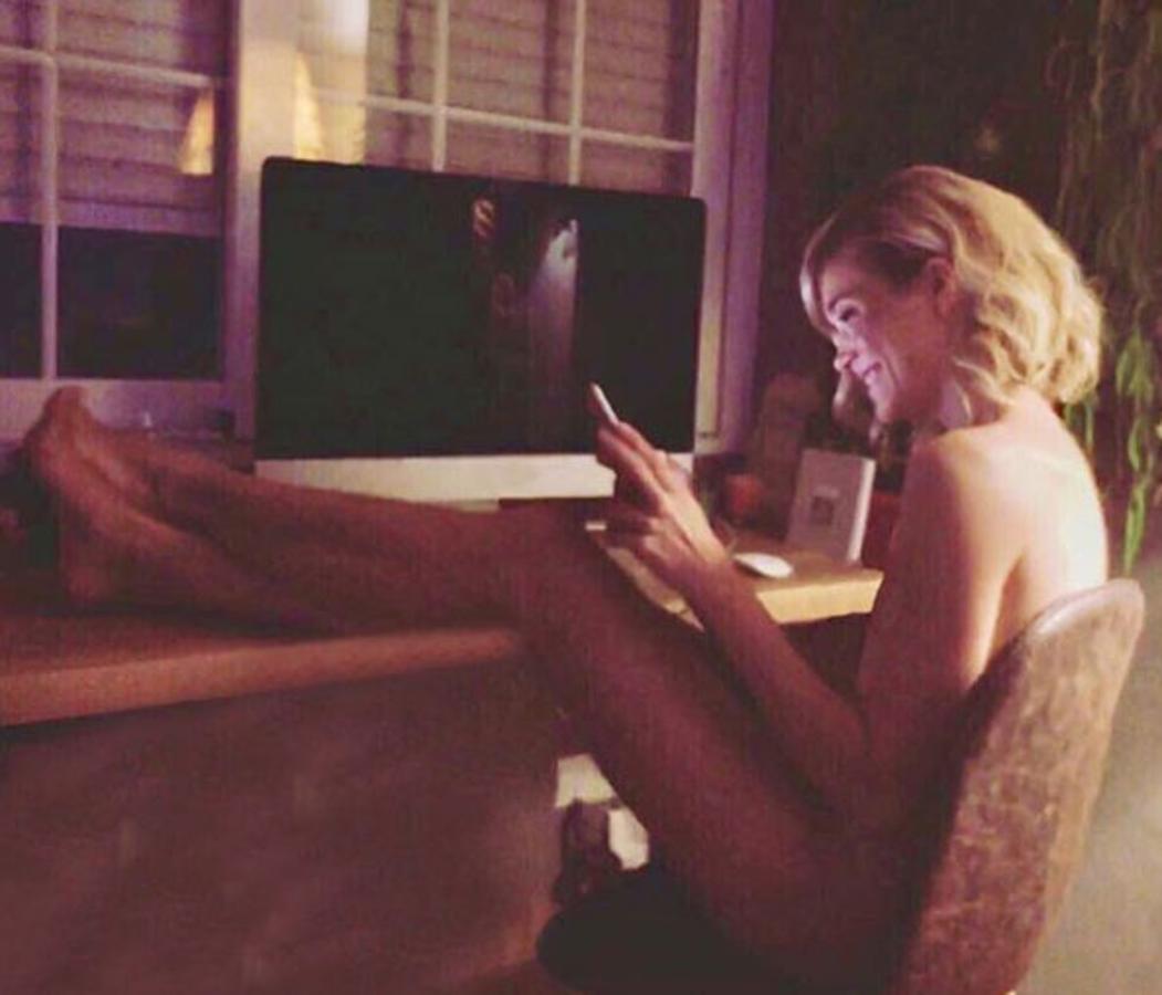 Así ha posado  Patry Montero, desnuda , en su cuenta de Instagram.