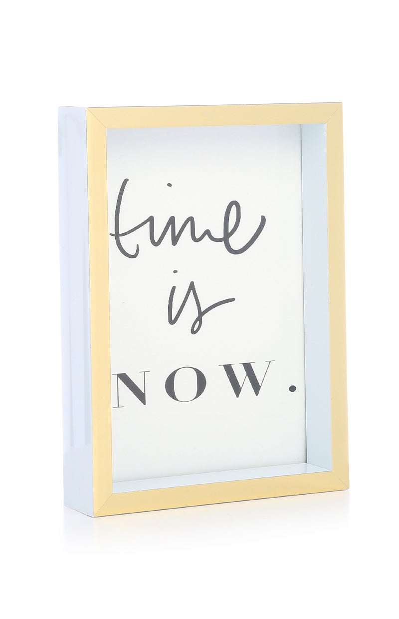 Cuadro con frase motivadora: Si la decoración irradia energía positiva en todas las habitaciones, este cuadro te hará lanzarte de forma definitiva a por todas.