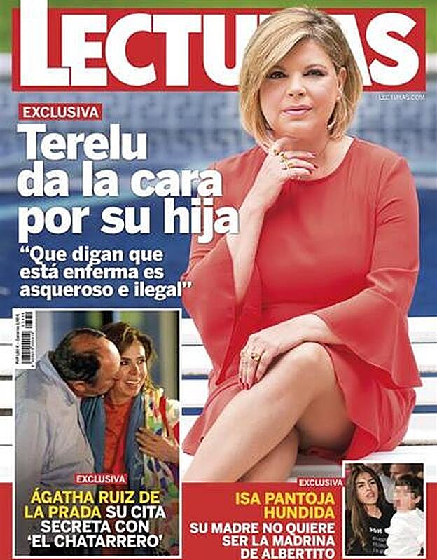 Portada de la revista 'Lecturas' con Terelu Campos dando la cara por su hija.