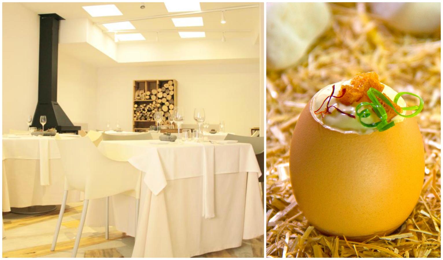 En Montia (Calle Calvario, 4, San Lorenzo de El Escorial, Madrid) no esperes encontrar una carta con sus platos, porque lo que proponen es "un menú dinámico sujeto a la disponibilidad de los productos, tan cambiante e (im)predecible como puedan ser las condiciones climatológicas y la temporada". Por eso, la sorpresa está tan garantizada como que en sus mesas se servirán productos artesanales y autóctonos de la Sierra de Guadarrama y alrededores. Dispone de tres menús, el corto (45 euros), el largo (60) y el XL (65).