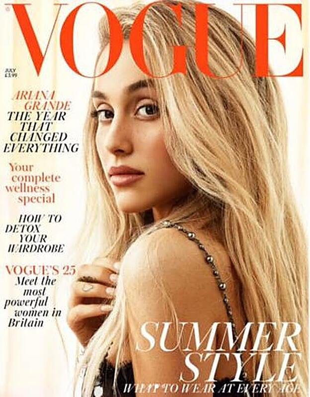 Ariana Grande protagoniza una sesión de fotos única.