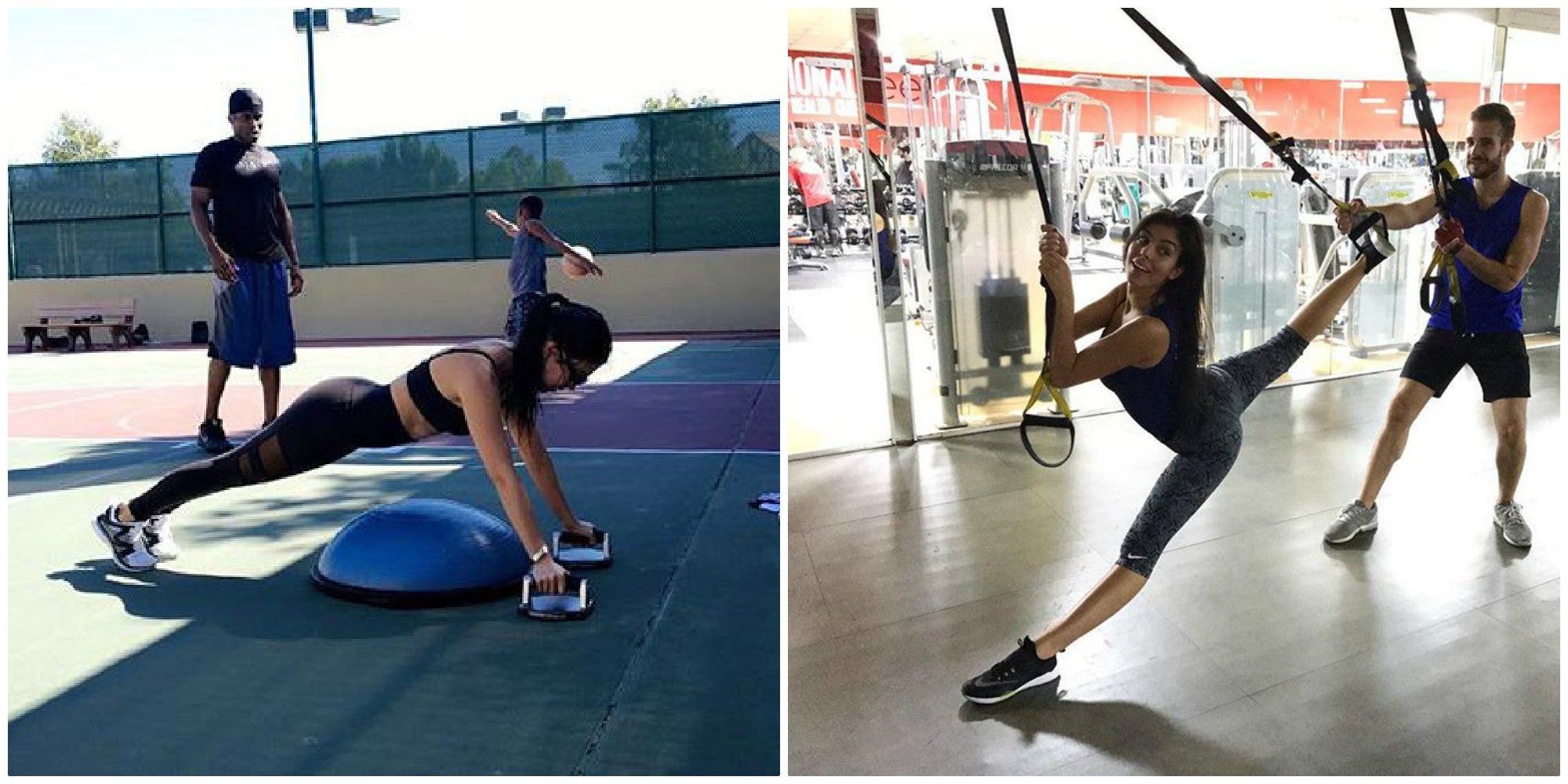 Entrenando. Con cómplices.