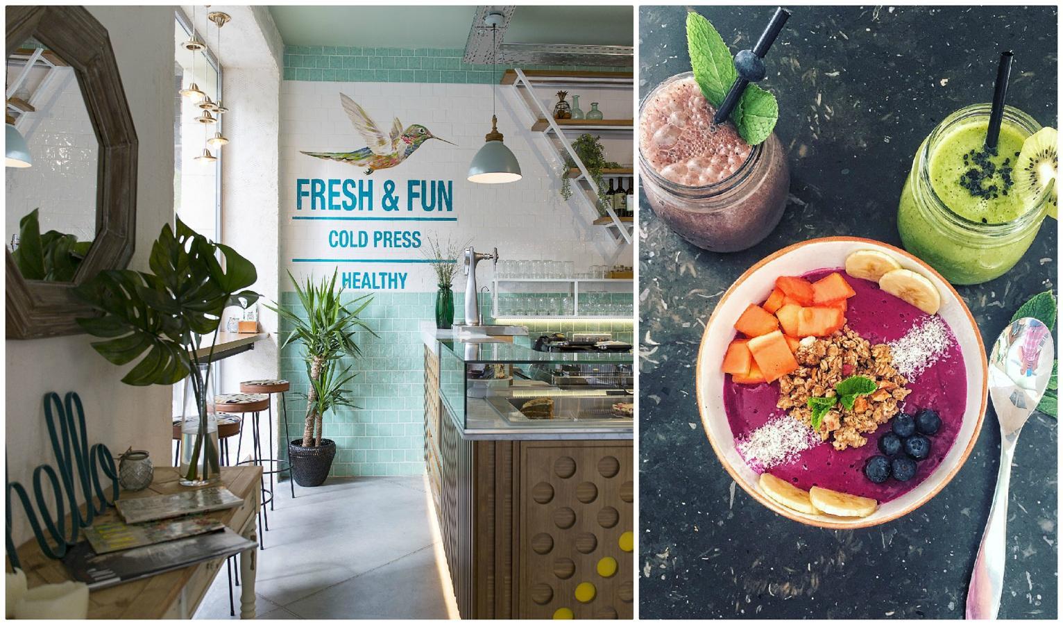 Zumos y smoothies, bowls, menús détox elaborados con súper alimentos y un brunch delicioso con una decoración preciosa. Así es Raw Coco, en la Calle General Pardiñas, 21, en Madrid