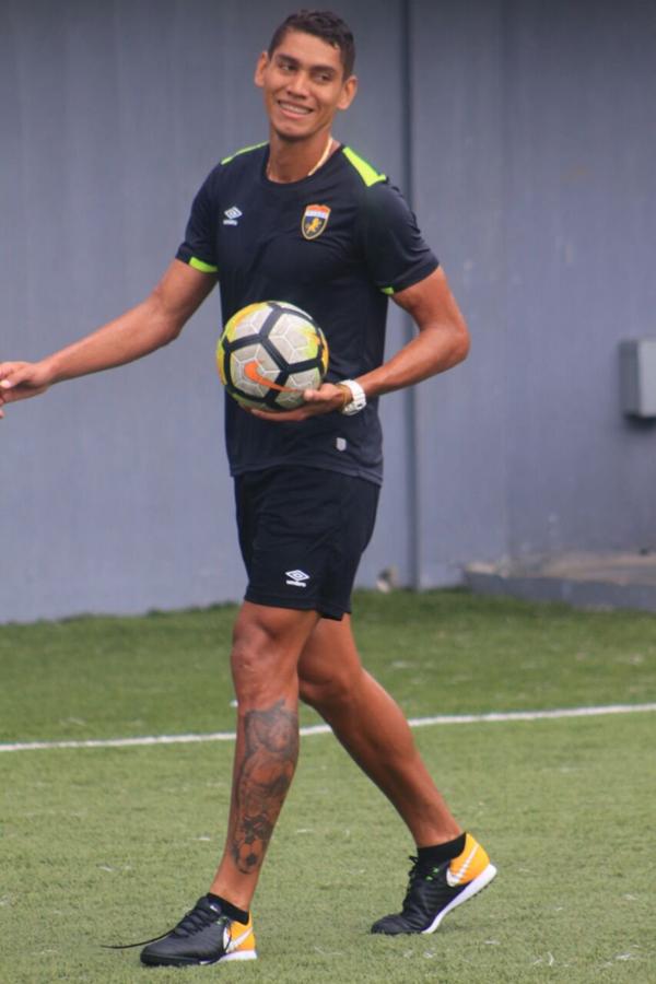 El panameño Valentín Pimentel, seleccionado por su país para jugar el Mundial de Rusia 2018.