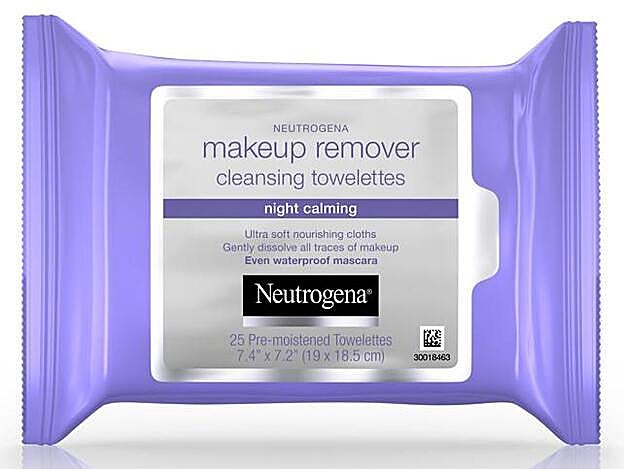 Toallitas desmaquillantes Night Calming de Neutrogena.