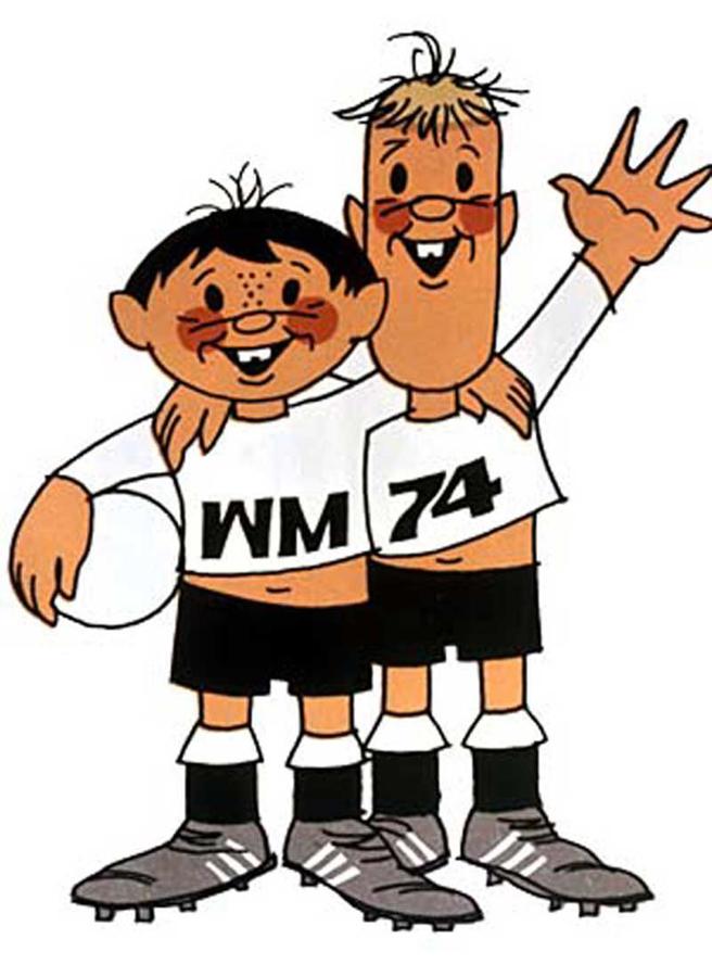 Tipt y Tap, mascotas de Alemania 1974.