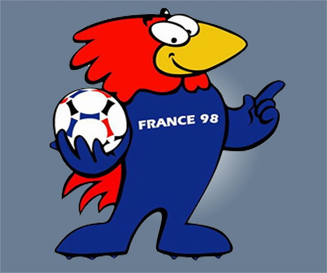Footix, mascota del Mundial de Francia 1996.