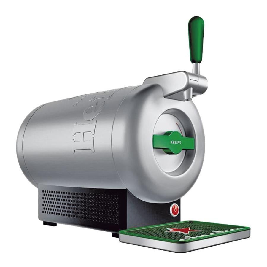 Grifo de cerveza de Heineken.