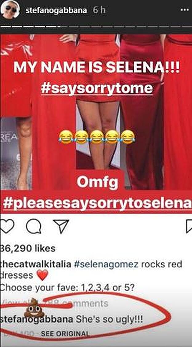 La foto compartida por Stefano Gabbana.