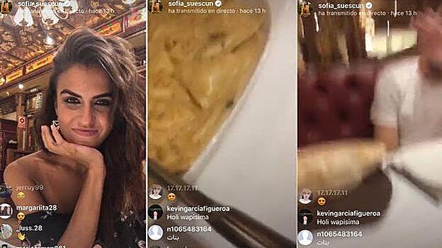 Sofía mostró sin querer el rostro de Alejandro Albalá en su directo.