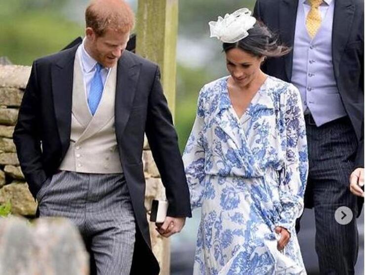 Fotos: Meghan Markle deslumbra con su primer 'look' de invitada