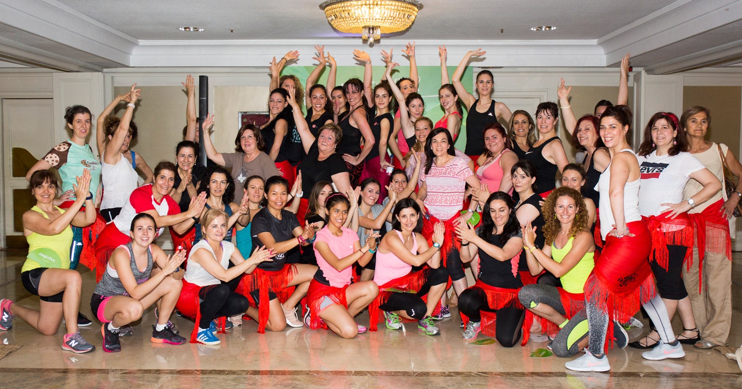 Así finalizó la clase de Olefit impartida por Paloma Gómez y su equipo.