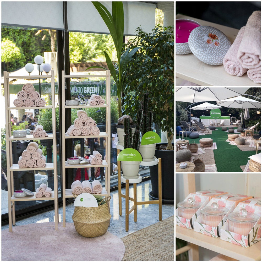 Algunos de los espacios del Go Natural que fueron ambientados por Ikea, con la premisa de la naturalidad, la frescura y la elegancia.