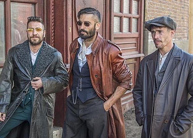 Raúl Tejón, Álex García, Juan José Ballesta.