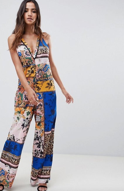 Mono largo de patchwork de Asos: 57,99 euros.