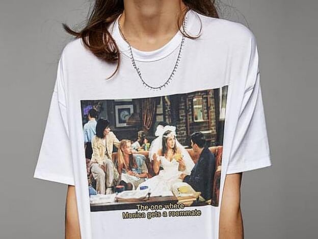 Camiseta del capítulo de 'Friends' en el que Rachel aparece por primera vez, 15,95 euros.
