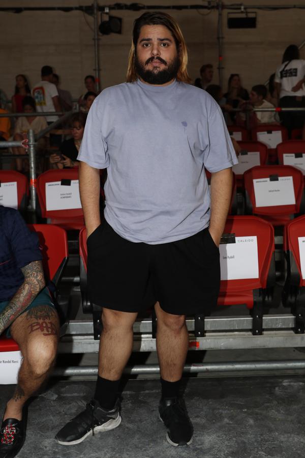 Brays Efe en el desfile de María Ke Fisherman en MBFWM