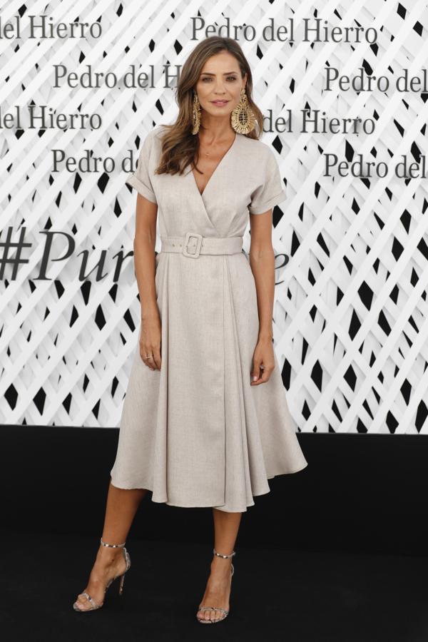 Almudena Fernández en el desfile de Pedro del Hierro en MBFWM