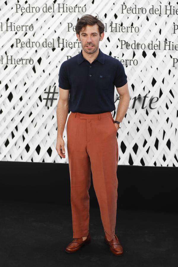 Manuel Ordovás en el desfile de Pedro del Hierro en MBFWM
