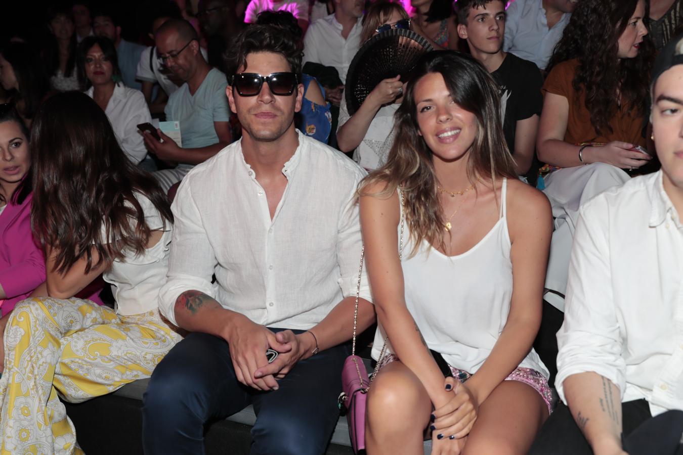 Diego y Laura Matamoros en el desfile de Custo en MBFWM