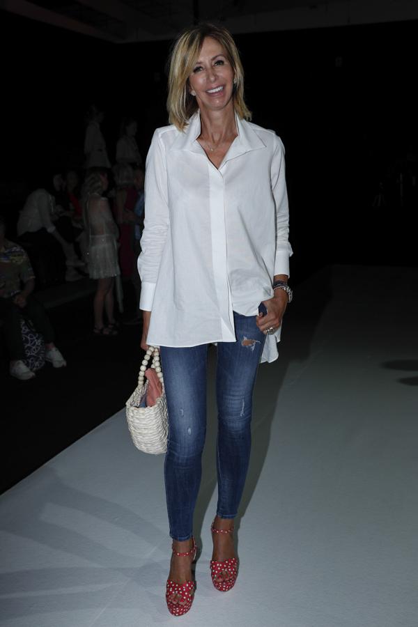 Marta Porto en el desfile de Ulises Mérida en MBFWM