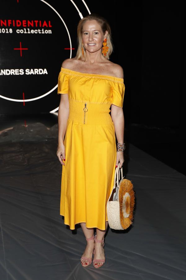 Fiona Ferrer en el desfile de Andrés Sardá en MBFWM