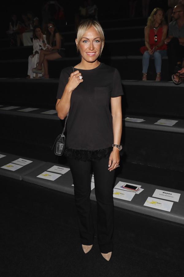 Luján Argüelles en el desfile de Duyos en MBFWM.